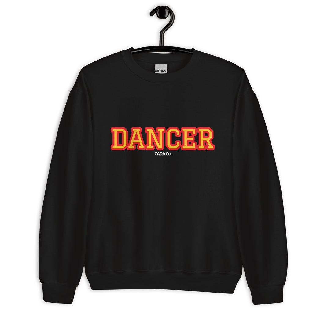 Varsity Red/Gold Dancer Unisex Sweatshirt