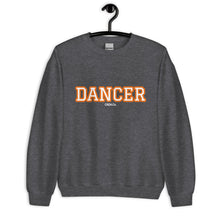 Load image into Gallery viewer, Varsity Orange Dancer Unisex Sweatshirt