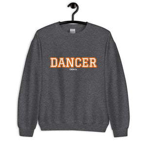 Varsity Orange Dancer Unisex Sweatshirt