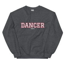 Load image into Gallery viewer, Varsity Burgundy Dancer Unisex Sweatshirt