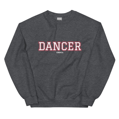 Varsity Burgundy Dancer Unisex Sweatshirt