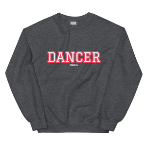 Varsity Pink Dancer Unisex Sweatshirt