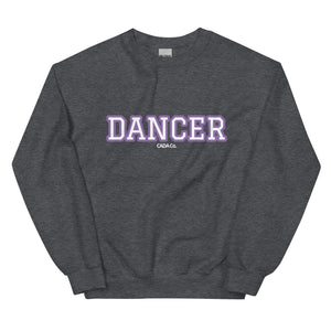 Varsity Purple Dancer Unisex Sweatshirt