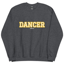 Load image into Gallery viewer, Varsity Yellow Dancer Unisex Sweatshirt