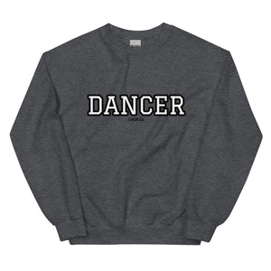 Varsity Black Dancer Unisex Sweatshirt