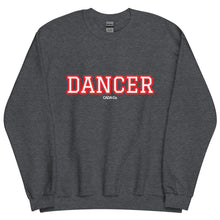 Load image into Gallery viewer, Varsity Red Dancer Unisex Sweatshirt