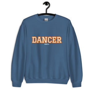 Varsity Orange Dancer Unisex Sweatshirt