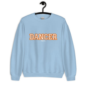 Varsity Orange Dancer Unisex Sweatshirt