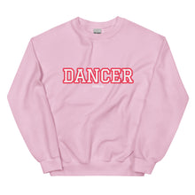 Load image into Gallery viewer, Varsity Pink Dancer Unisex Sweatshirt