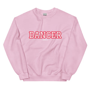 Varsity Pink Dancer Unisex Sweatshirt