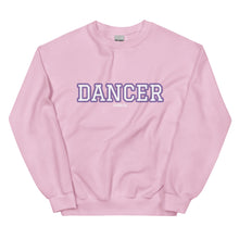 Load image into Gallery viewer, Varsity Purple Dancer Unisex Sweatshirt