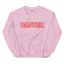 Load image into Gallery viewer, Varsity Red Dancer Unisex Sweatshirt