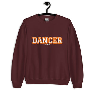 Varsity Orange Dancer Unisex Sweatshirt