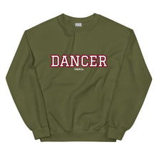 Load image into Gallery viewer, Varsity Burgundy Dancer Unisex Sweatshirt