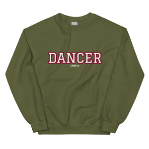 Varsity Burgundy Dancer Unisex Sweatshirt