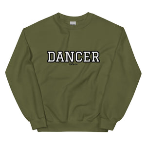 Varsity Black Dancer Unisex Sweatshirt