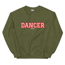 Load image into Gallery viewer, Varsity Red Dancer Unisex Sweatshirt