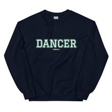 Load image into Gallery viewer, Varsity Green Dancer Unisex Sweatshirt