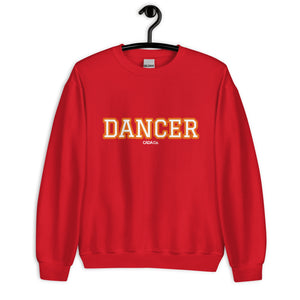 Varsity Orange Dancer Unisex Sweatshirt