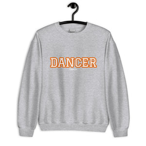 Varsity Orange Dancer Unisex Sweatshirt