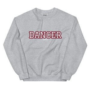 Varsity Burgundy Dancer Unisex Sweatshirt