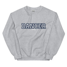 Load image into Gallery viewer, Varsity Navy Dancer Unisex Sweatshirt