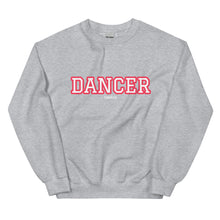 Load image into Gallery viewer, Varsity Pink Dancer Unisex Sweatshirt