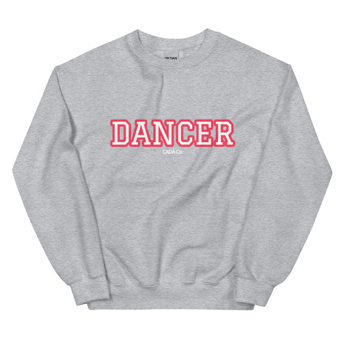 Varsity Pink Dancer Unisex Sweatshirt