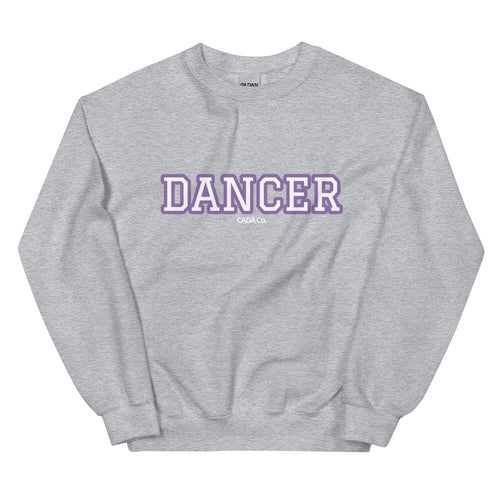 Varsity Purple Dancer Unisex Sweatshirt