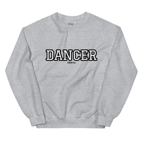 Varsity Black Dancer Unisex Sweatshirt