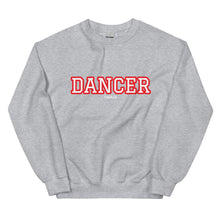 Load image into Gallery viewer, Varsity Red Dancer Unisex Sweatshirt