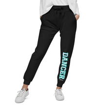 Load image into Gallery viewer, Varsity Turquoise Unisex Fleece Sweatpants