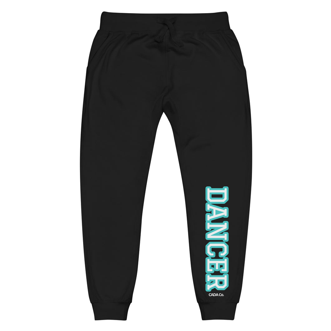 Varsity Turquoise Unisex Fleece Sweatpants