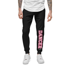 Load image into Gallery viewer, Varsity Pink Dancer Unisex Fleece Sweatpants