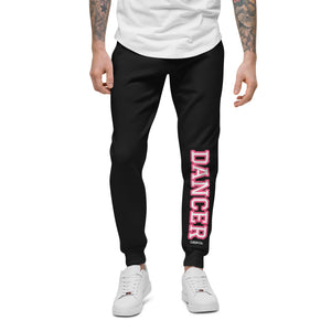 Varsity Pink Dancer Unisex Fleece Sweatpants