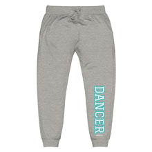 Load image into Gallery viewer, Varsity Turquoise Unisex Fleece Sweatpants