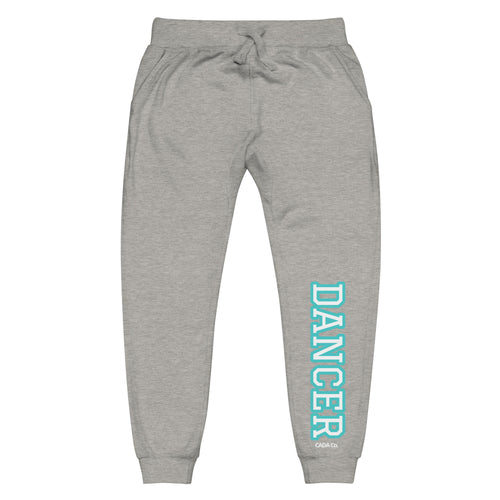 Varsity Turquoise Unisex Fleece Sweatpants