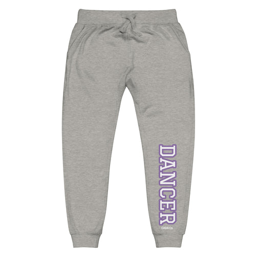 Varsity Purple Dance Unisex Fleece Sweatpants