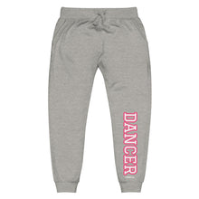 Load image into Gallery viewer, Varsity Pink Dancer Unisex Fleece Sweatpants