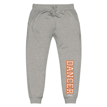 Load image into Gallery viewer, Varsity Orange Dancer Unisex Fleece Sweatpants