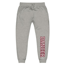 Load image into Gallery viewer, Varsity Burgundy Dancer Unisex Fleece Sweatpants