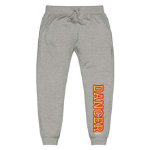 Load image into Gallery viewer, Versity Red/Gold Dancer Unisex Fleece Sweatpants