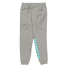 Load image into Gallery viewer, Varsity Turquoise Unisex Fleece Sweatpants