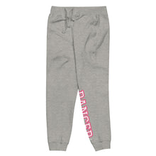 Load image into Gallery viewer, Varsity Pink Dancer Unisex Fleece Sweatpants