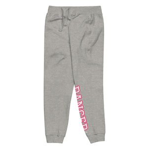 Varsity Pink Dancer Unisex Fleece Sweatpants