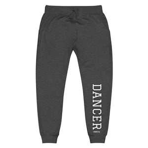 Varsity Black Dancer Unisex Fleece Sweatpants