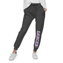 Load image into Gallery viewer, Varsity Purple Dance Unisex Fleece Sweatpants