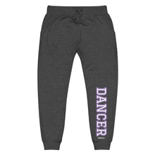 Load image into Gallery viewer, Varsity Purple Dance Unisex Fleece Sweatpants