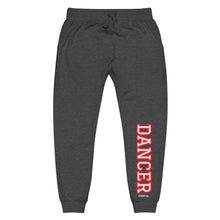 Load image into Gallery viewer, Varsity Red Dancer Unisex Fleece Sweatpants