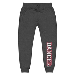 Varsity Burgundy Dancer Unisex Fleece Sweatpants